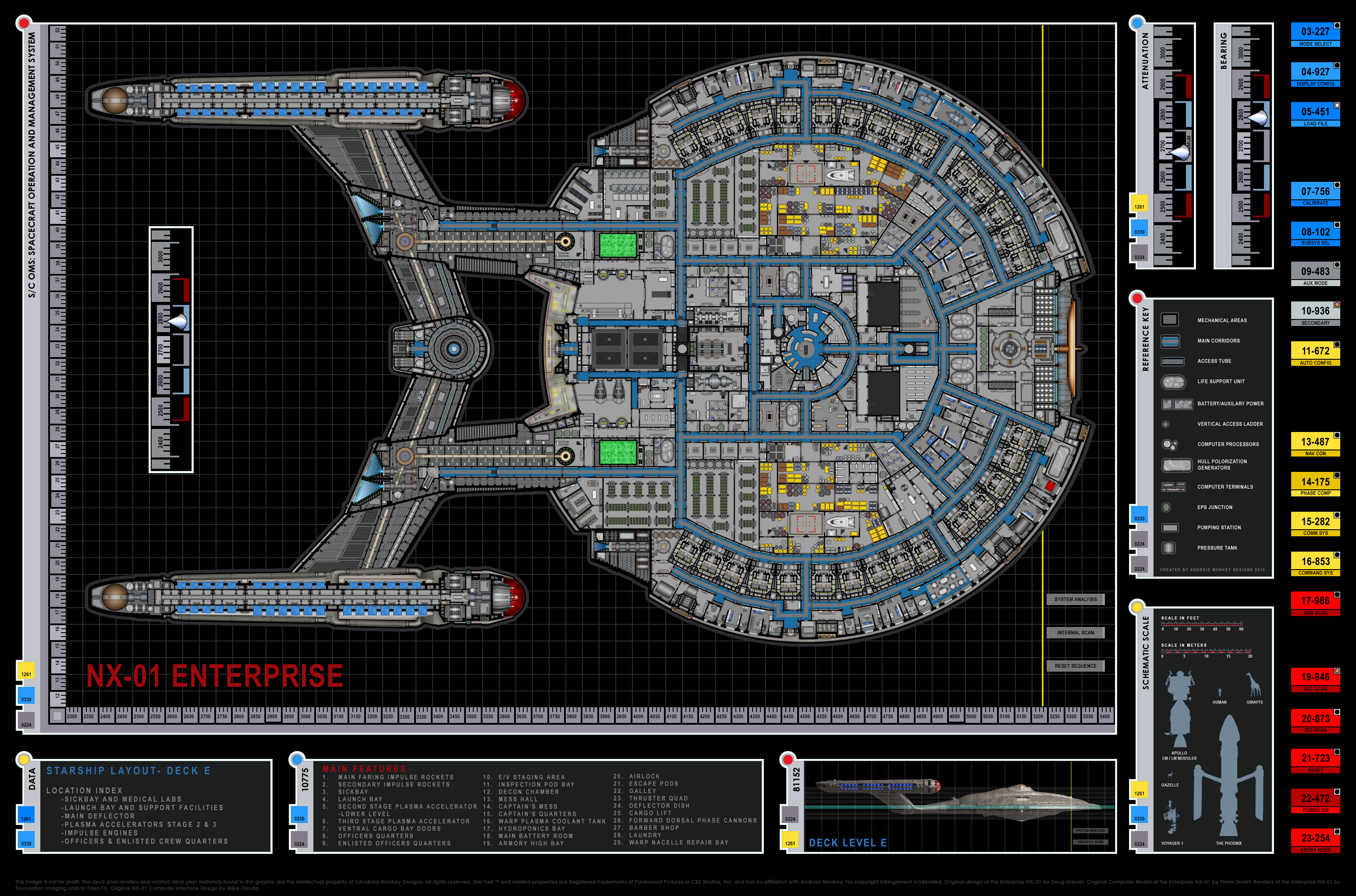 Enterprise NX-01 Layout- Deck E